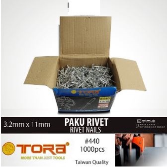 MURAH DAN HEMAT!!! Paku Rivet isi 1000pcs Rivet Rivetti BLIND RIVET/SIP BLAND 435 440 540 550 640 675 ukuran 3.2mm 4mm 4.8mm