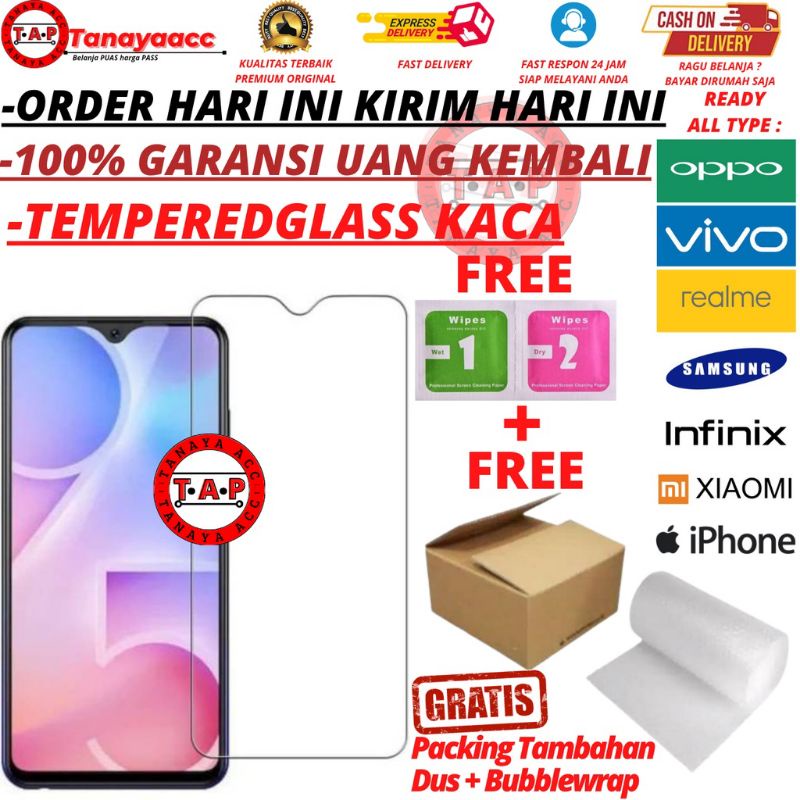 Tempered Glass Anti Gores Kaca OPPO A16K A16E C4 TANAYAACC