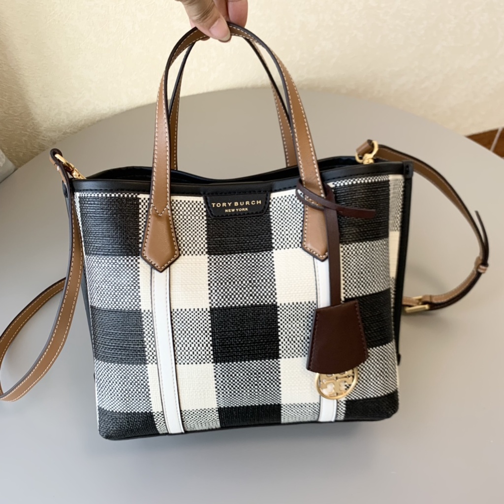 81929  Original TB canvas with cowhide women's shoulder bag crossbody hand bag  ttb