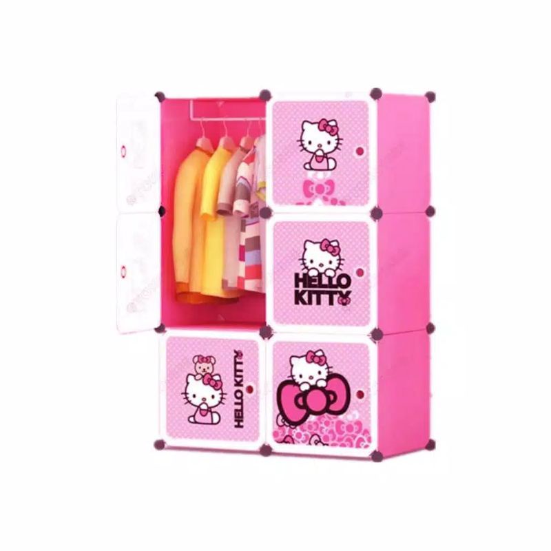 Lemari plastik portabel