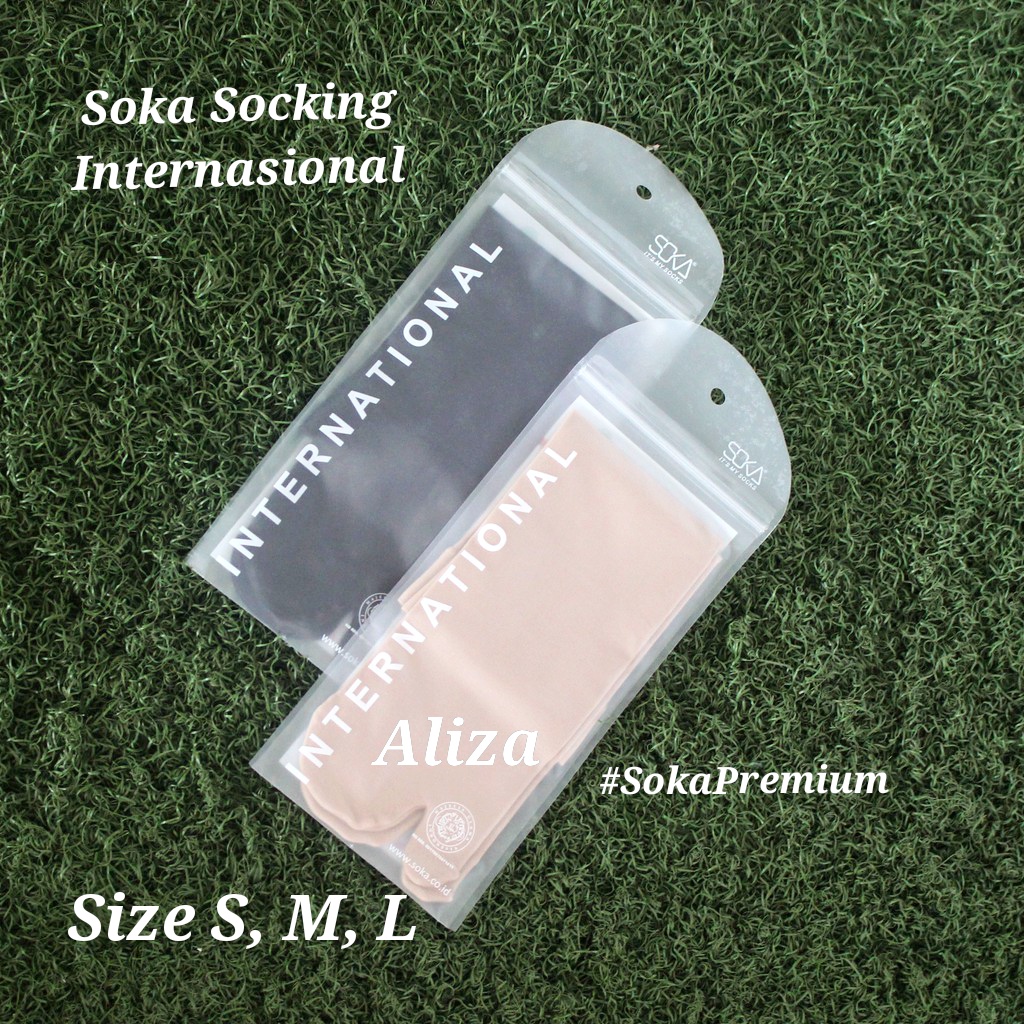 Soka Socking Internasional Kaos Kaki Polos Jempol Premium Size S -L