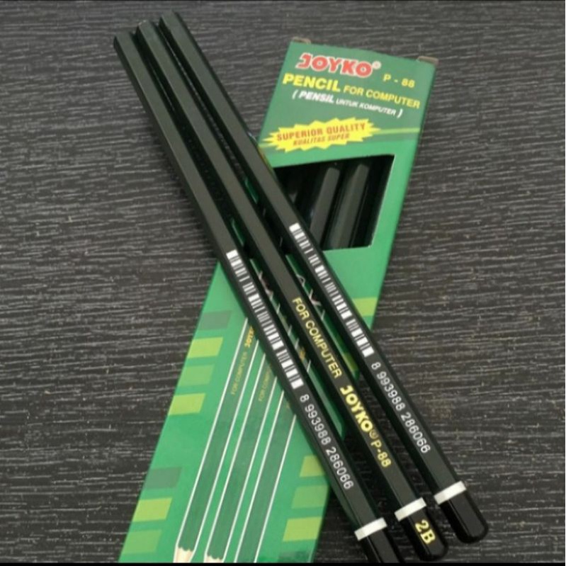 

Pensil 2B Joyko ijo P-88 12pcs