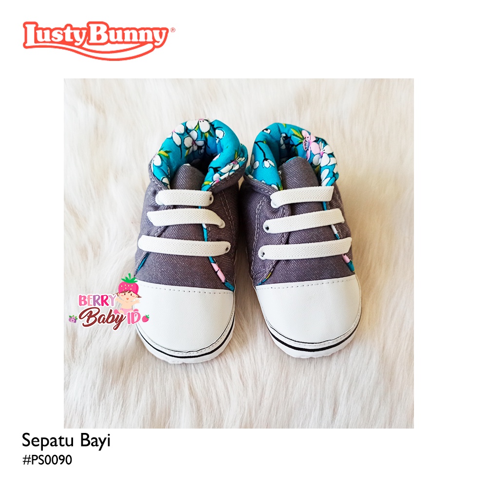 Lusty Bunny Sepatu Bayi Sneakers Prewalker Anti Slip Baby Shoes LUS026 Berry Mart