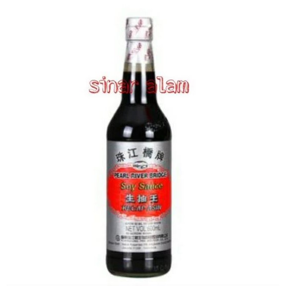 

Pearl River Bridge silver mushroom light soy sauce 600 ml/PRB saus