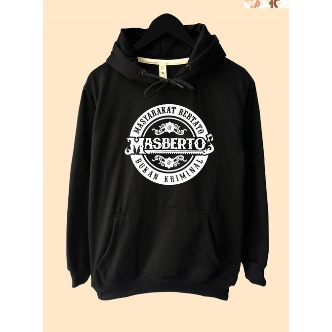 Jaket Hoodie Masberto Masyarakat BerTato Bukan Kriminal