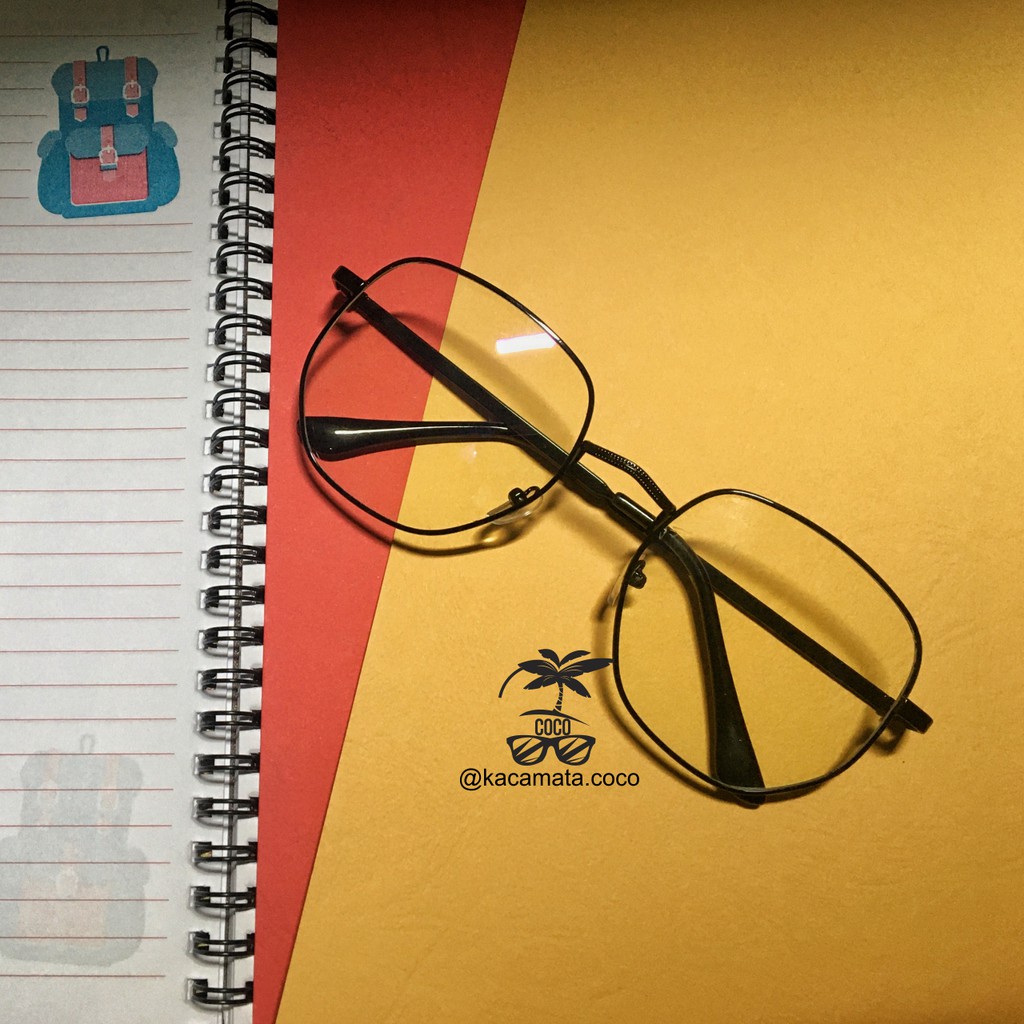 KACAMATA PHOTOCROMIC WANITA FRAME KACA MATA MINUS ANTI RADIASI FASION MURAH FRAME BULAT PLUS GAYA