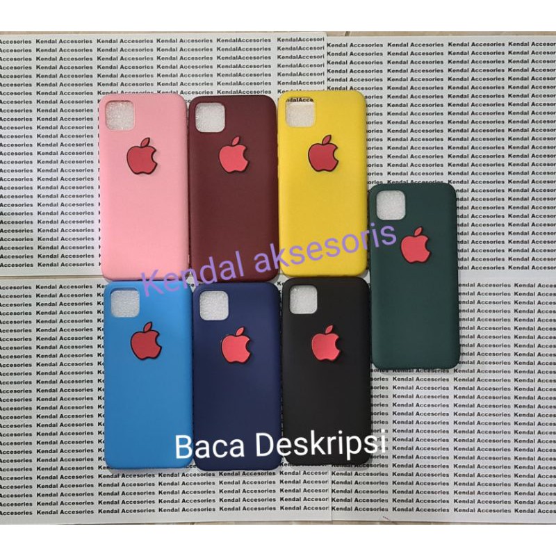 case advan nasa plus kompatibel modifikasi logo apel softcase soft case silikon