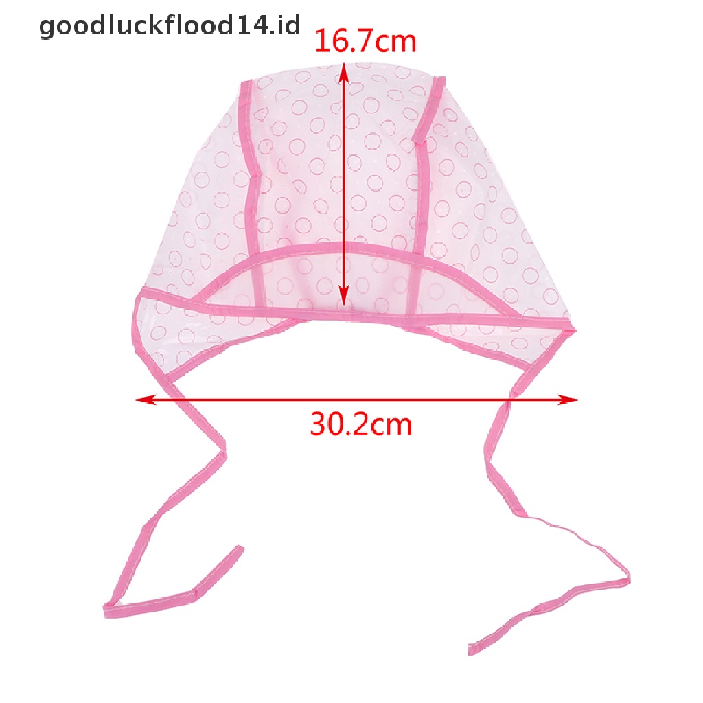 [OOID] 2Pcs/Set Highlighting Dye Coloring Hair Tipping Cap Gloves With Hook Hairs ID