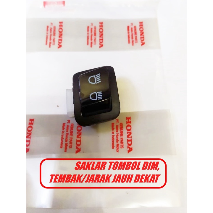 Saklar Tombol DIM / Tembak / Jarak jauh Dekat  Non LED Idling Stop ISS ALL New Beat ESP ECO FI / Vario 125 INJEKSI  Absolut Revo Spacy