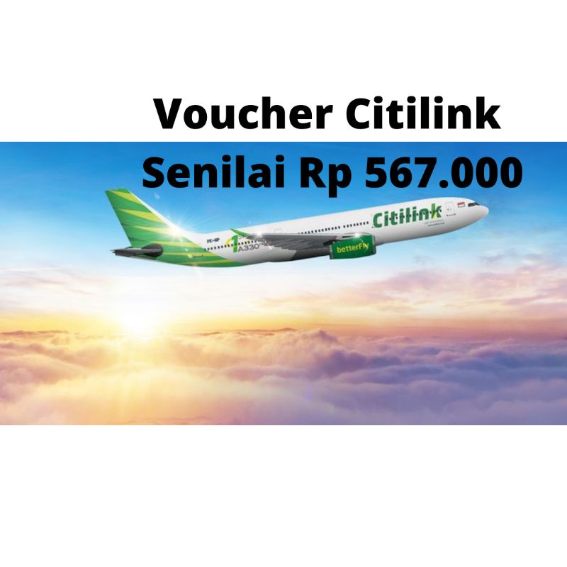 Voucher Citilink Murah senilai 567K