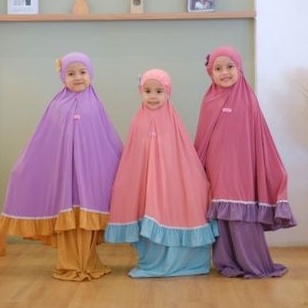 mukena anak jersey / MUKENA ANAK ZAHRA BAHAN JERSEY by Khaireen