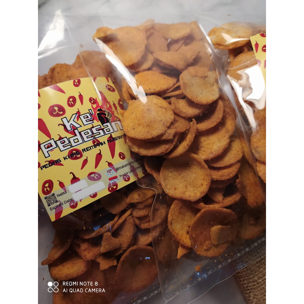 murah keripik si iteng cireng pedas bumbu bandung