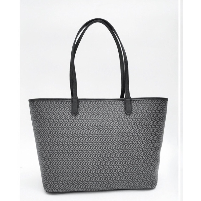 izzy canvas tote bag black buttonscarves