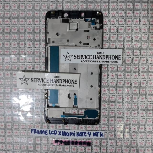 FRAME BEZEL TULANG LCD XIAOMI REDMI NOTE 4 MEDIATEK