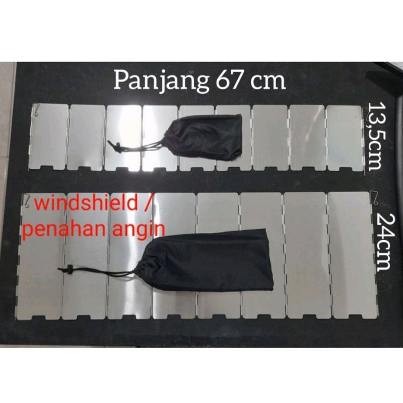 Penahan angin windscreen windshield kompor camping / Kompor ultralight