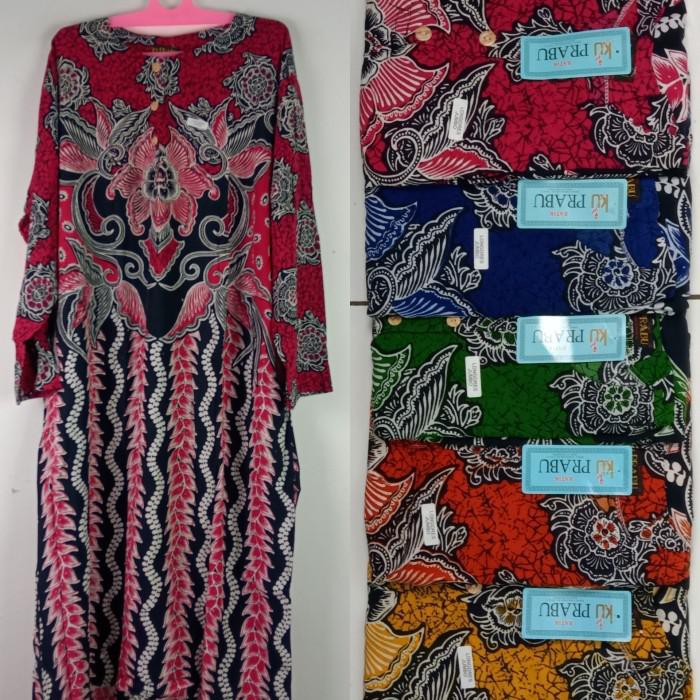 Daster Kencana Ungu Prabu Lengan Panjang Jumbo