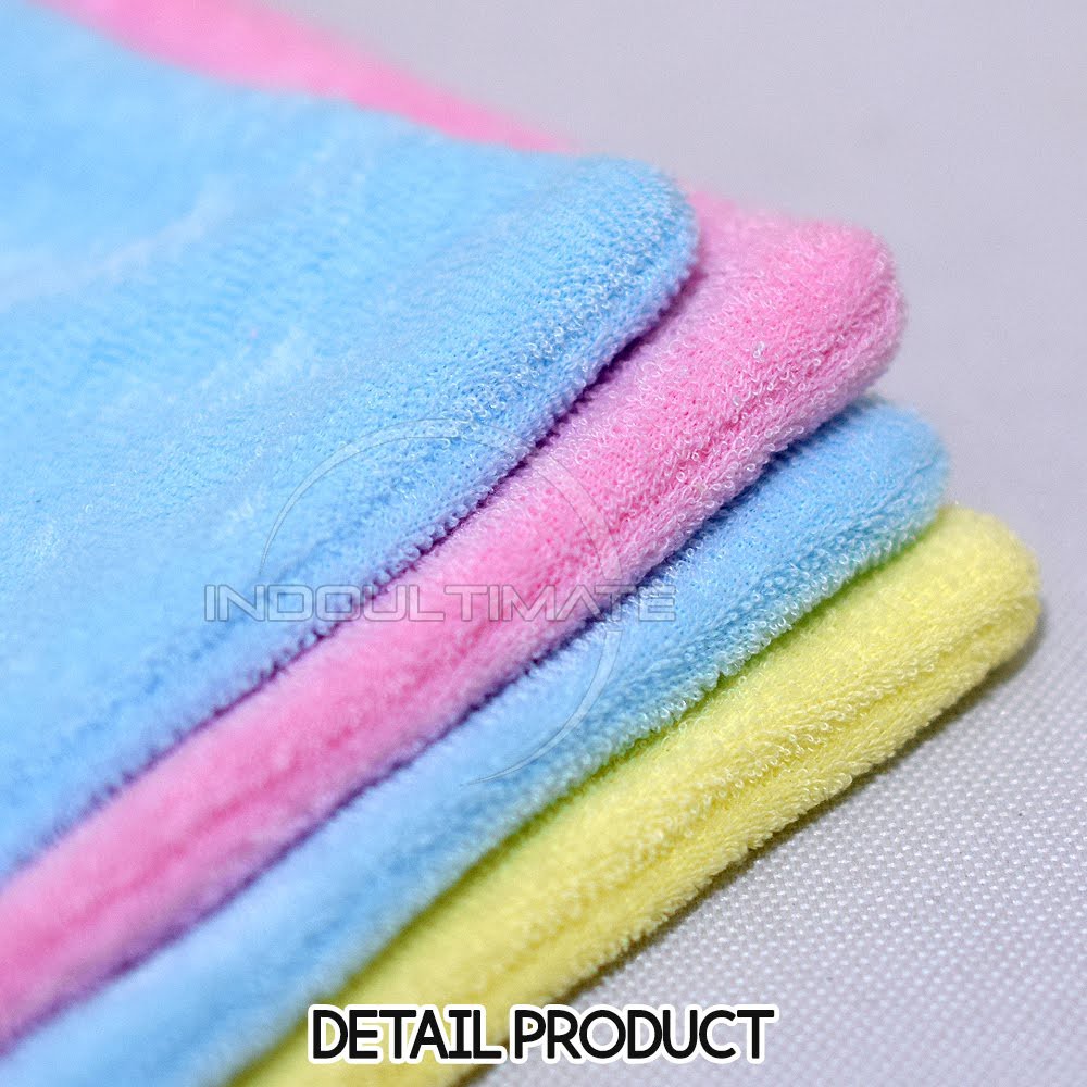 4 pcs Wash Lap Bayi Lap Mandi Bayi Waslap Mandi baby BY WL-01 - MIX COLOUR