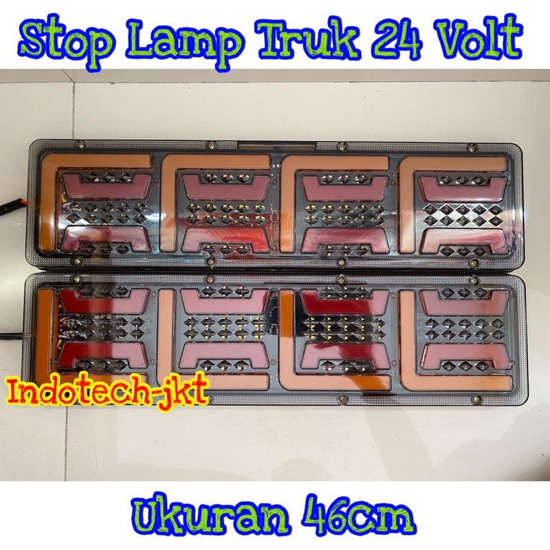 Stop Lamp Lampu Belakang Truk 24 Volt Model 4 L