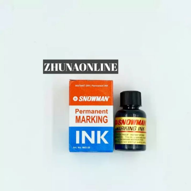 

Refill Ink Snowman Permanent Marking / Isi Ulang Tinta Permanen