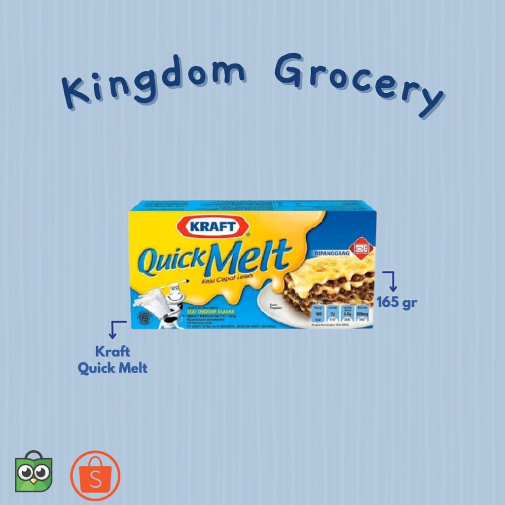

(Promo Cuci Gudang ) Kraft Quickmelt Moza 165Gr