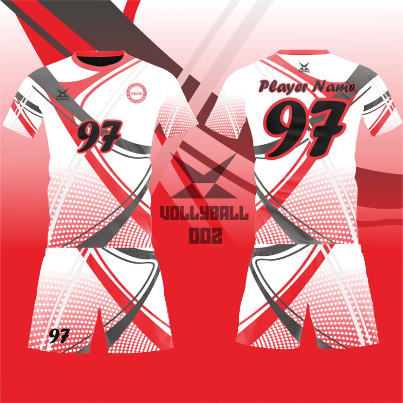 BAJU KAOS JERSEY VOLI KRIRA 002 SETELAN PROLIGA FULL PRINTING PRIA WANITA SINGLET ANAK JUMBO MURAH