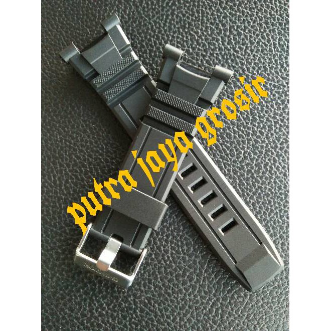 ( 6641 ) strap jam tangan kasio Q&amp;Q g-shock dll tali rubber murah