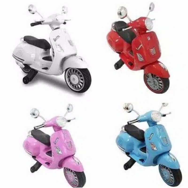 Sepeda Motor Vespa Anak / PMB M-288 / Motor Aki Anak