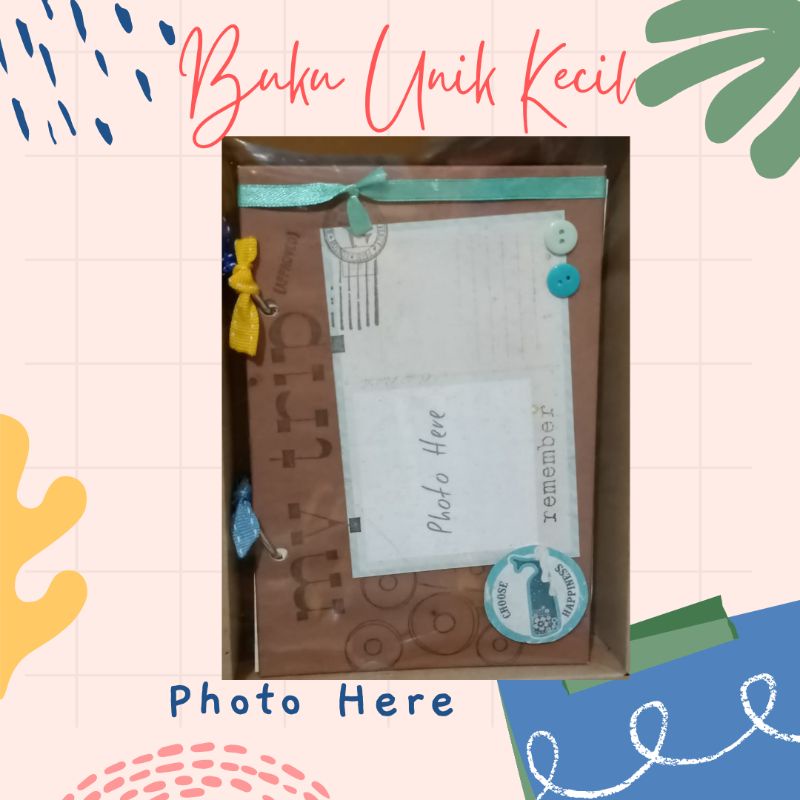 

Buku Unik Lucu Kado Menarik Hadiah Note Book Polos Hand Made Kreatif