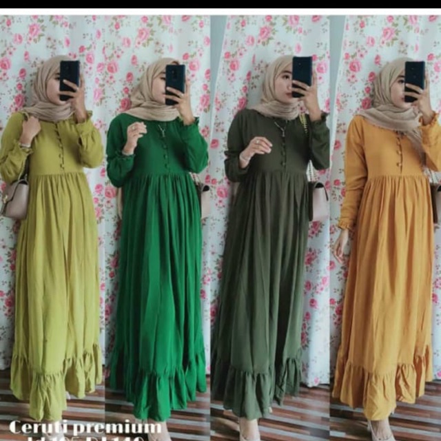 Gamis ceruty premium full furing