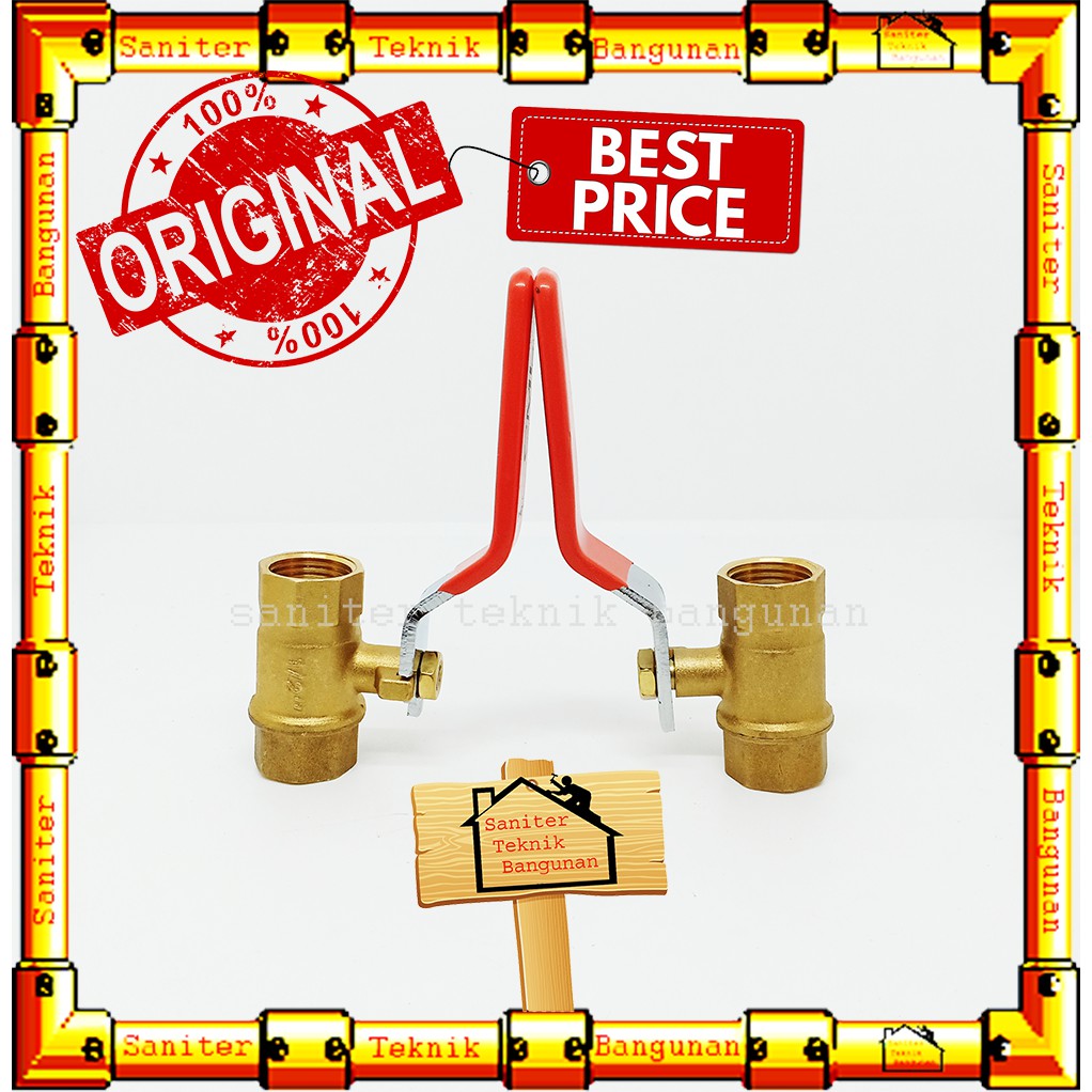 Ball Valve Kuningan Camel - Stop Kran Varian