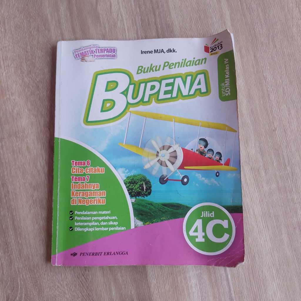 

Buku Penilaian Bupena untuk SD/MI kelas 4 jilid 4C