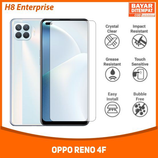 Tempered Glass OPPO Reno 4f  - Tempered Glass Premium Quality