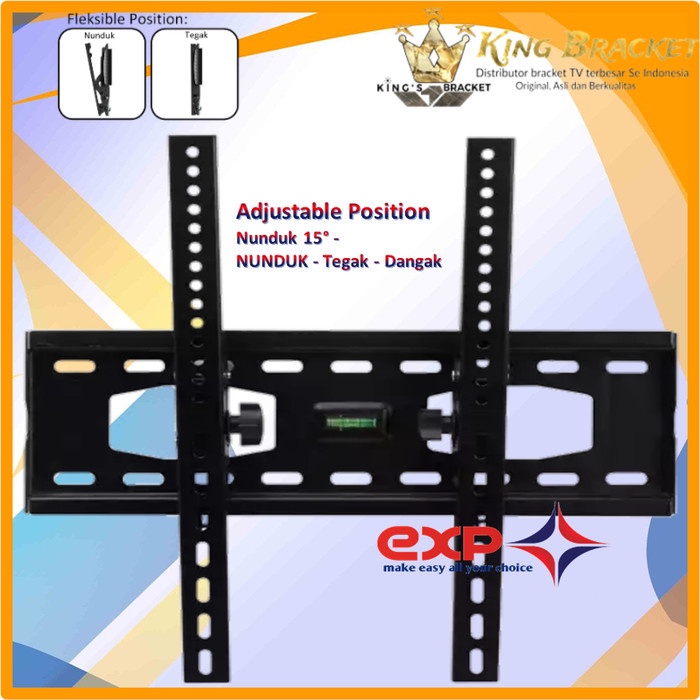 Bracket TV KHUSUS XIAOMI 42&quot; s/d 55&quot; waterpass GARANSI 100% COCOK!