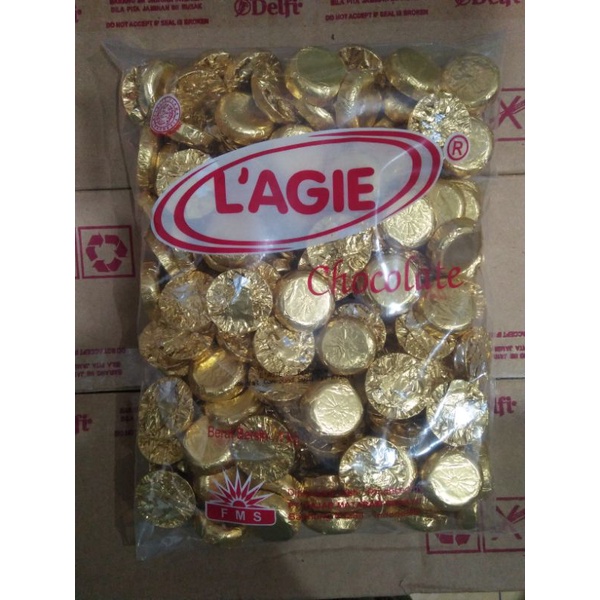 

coklat golden coin lagie cokelat koin legie isi kismis