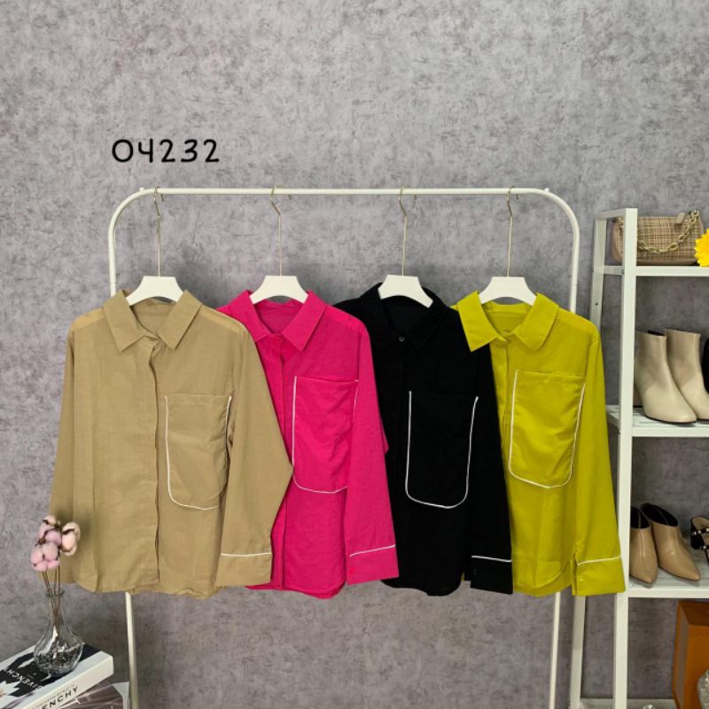 Baju Kemeja Wanita Lengan Panjang I Baju Kemeja Lengan Panjang I Kemeja Wanita Murah Lengan Panjang 