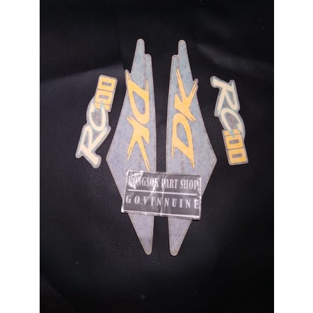 striping stiker sticker lis suzuki rc100 rc 100 dk biru original nos