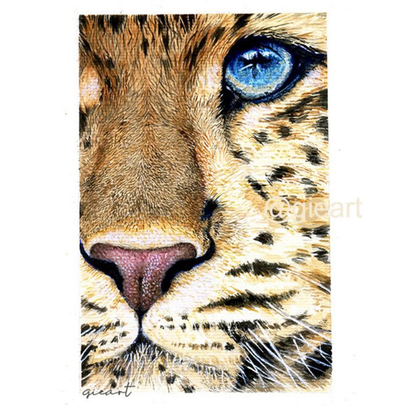 

Watercolor painting - Eyes 01