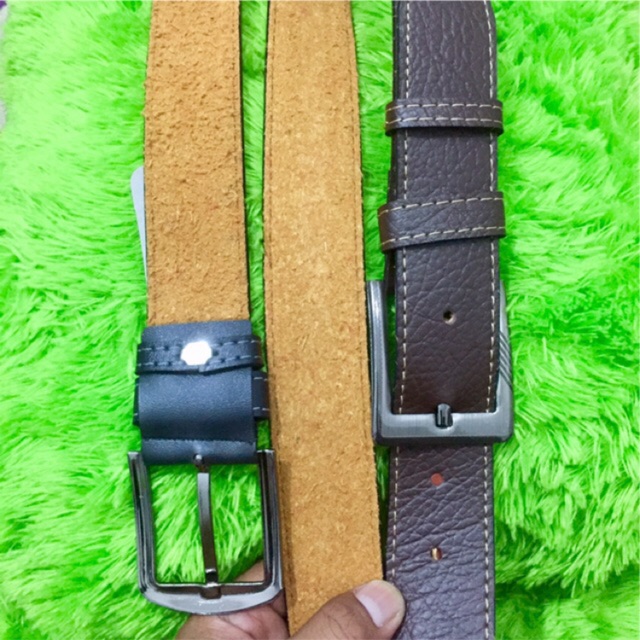 Ikat pinggang pria kulit sintetis lokal lubang #ikatpinggangpria #gesper #gesperpria #manbelt