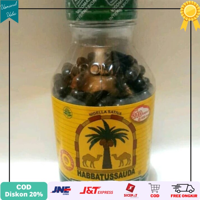 

◾COD◾ Habbatusauda Cap Kurma Ajwa 210 Kapsul Jintan hitam