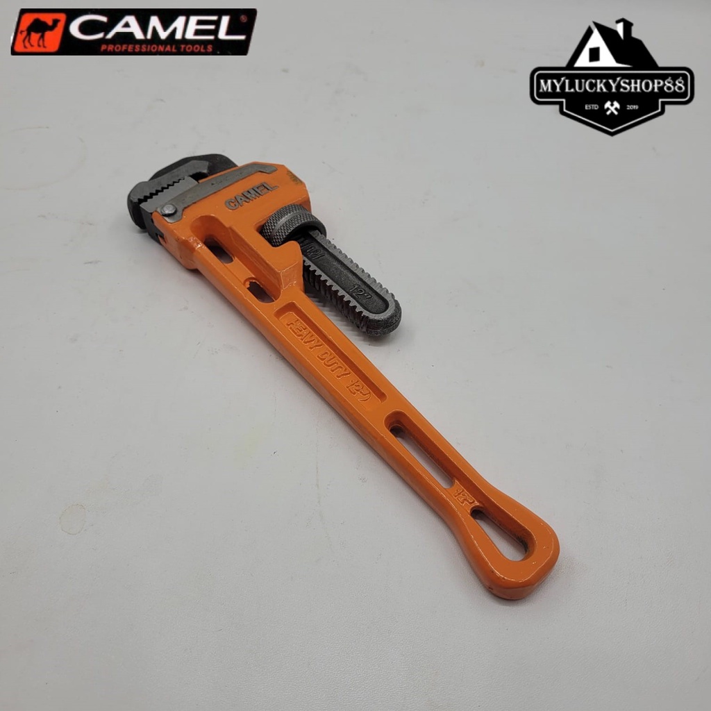 Camel Kunci Pipa Ledeng 12 Inch Heavy Duty Pipe Wrench HD Pembuka Baut