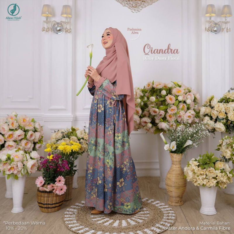 GAMIS QIANDRA SET BY ALWA HIJAB