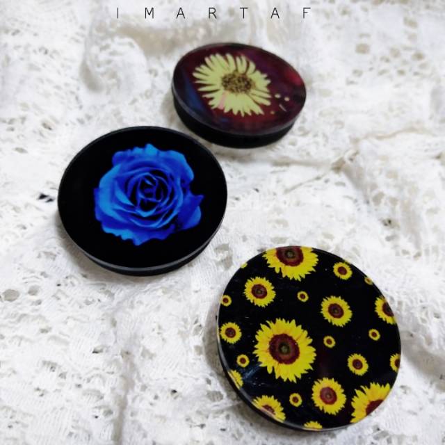 MINO POPSOCKET GRIPTOK WINNER GRIPTOK MAWAR MATAHARI SUNFLOWER