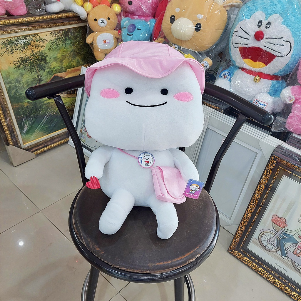 Boneka Quby Doll Quby  Star Moly Emoji Sticker Plush Soft Toy Anak Patung Pentol Bear