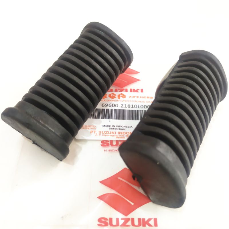 Karet step depan kiri-kanan satria fu 150 Karet bastep depan satria fu 150 1set