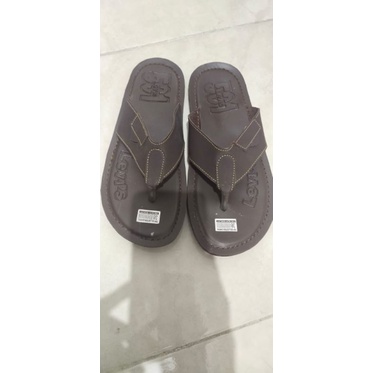 Sandal Kulit Jepit / Slop Keren uk 38-42 (Real Picture)