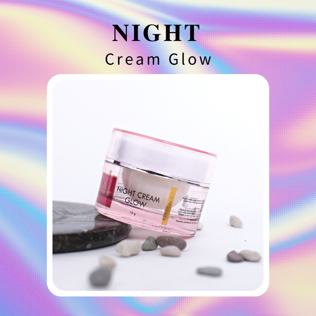 NIGHT CREAM GLOW WHITENING  II PRM GLOW LUXURY II BOOSTER SKINCARE