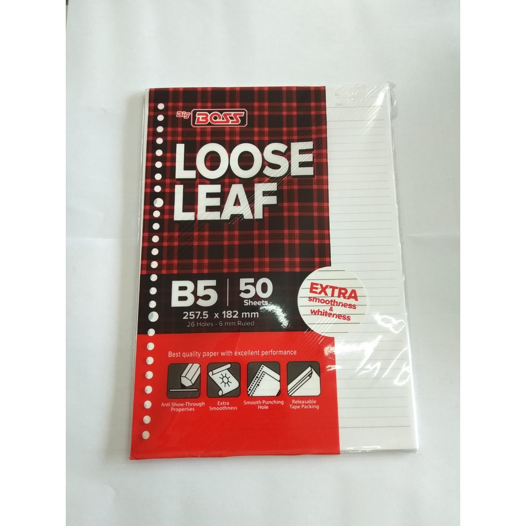 

LOOSE LEAF BIGBOSS B5 50