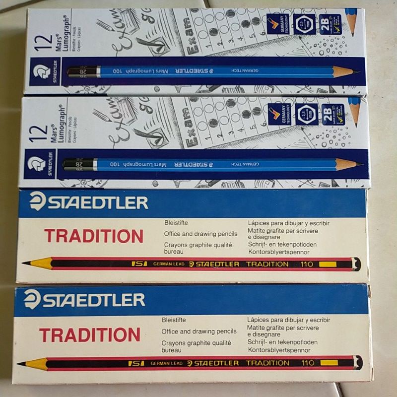 Pensil 2B&amp;4B Staedtler