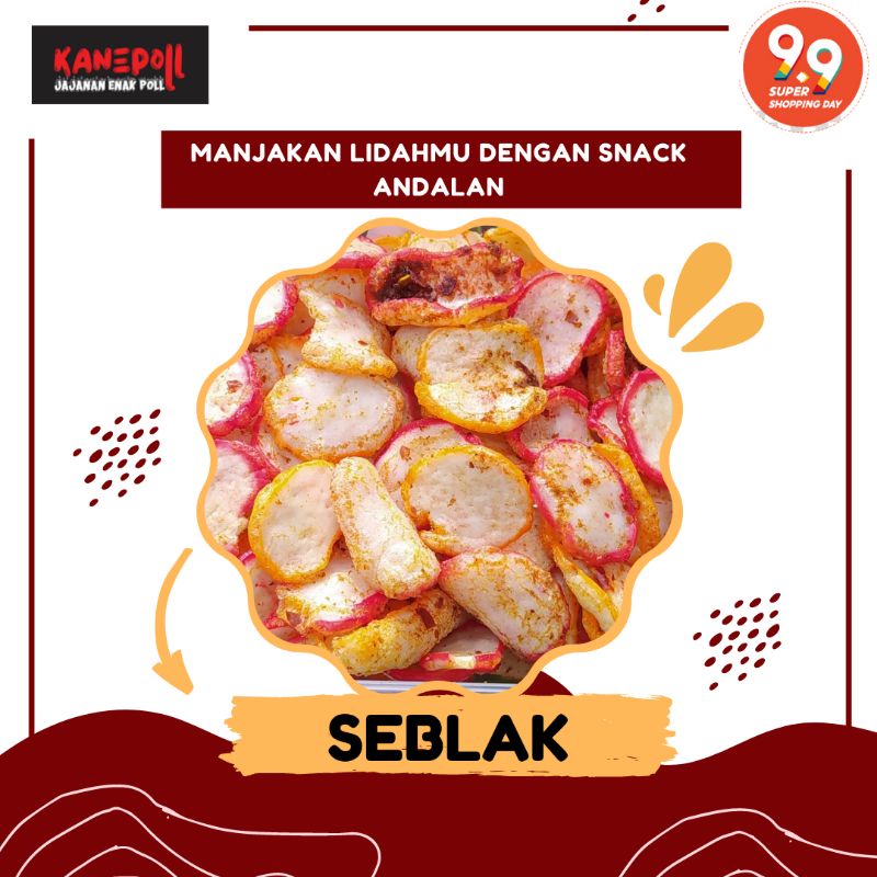 

KRUPUK SEBLAK KERING (KEMASAN BOX) - JAJANAN ENAK POLL (KANEPOLL)