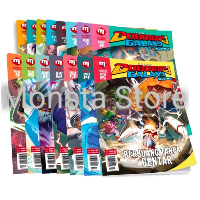 Komik BoBoiBoy Galaxy Musim 2 (Isu 1 - 16)